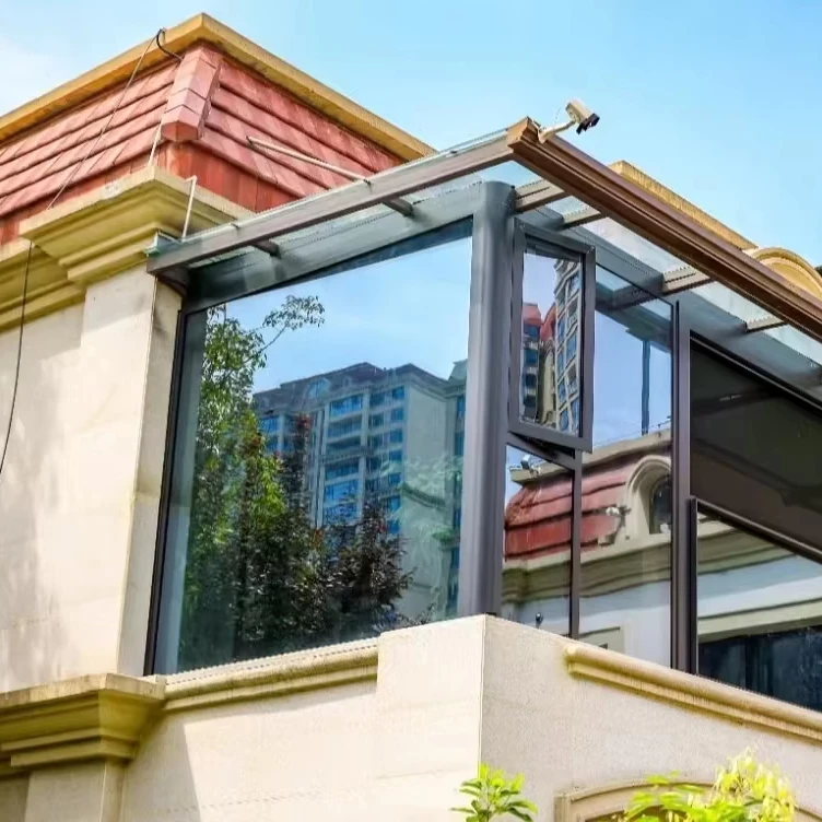 high quality hurricane impact aluminum smart vertical sliding windows electric window