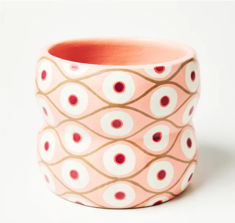 evil eyes flower pot garden large planters pot for outdoor plants