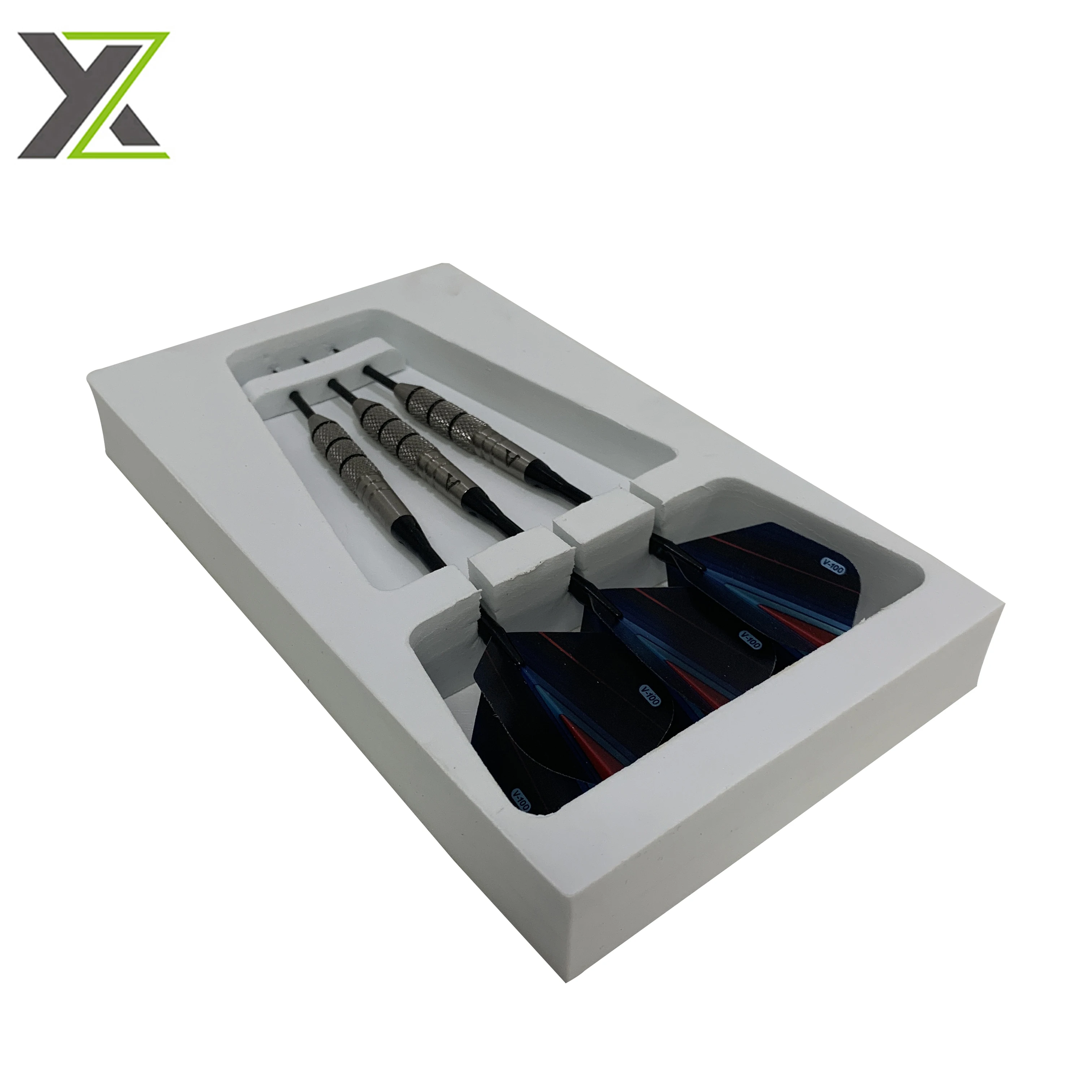 Custom darts 3layers combined white styrofoam eva pe foam insert