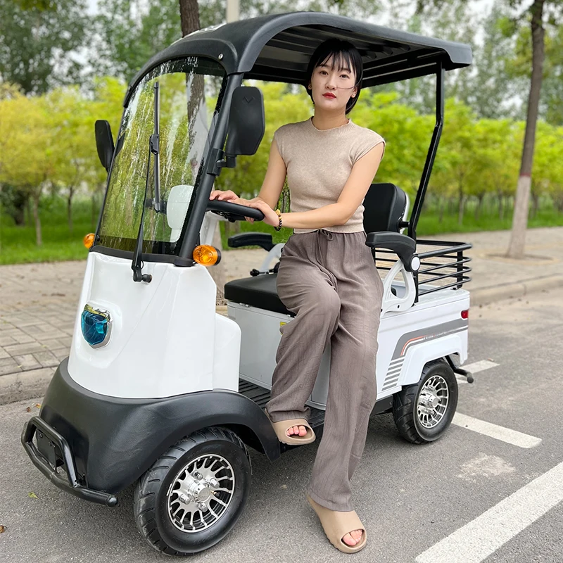 Wholesale 650W 60V45A Lead Acid Battery  Electric Four Wheel Scooter for the Elderly  Pick-up Children Disabled Shed Battery Car