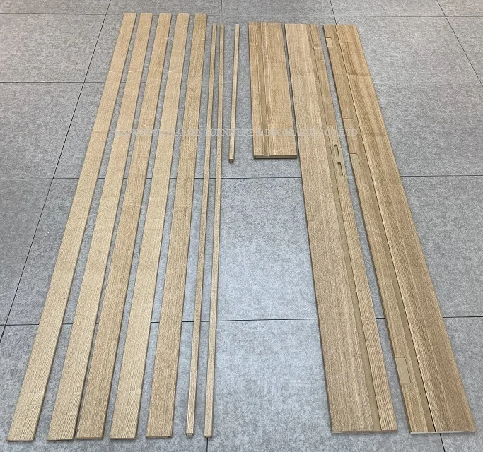 Plain indoor wooden flash swings doors design