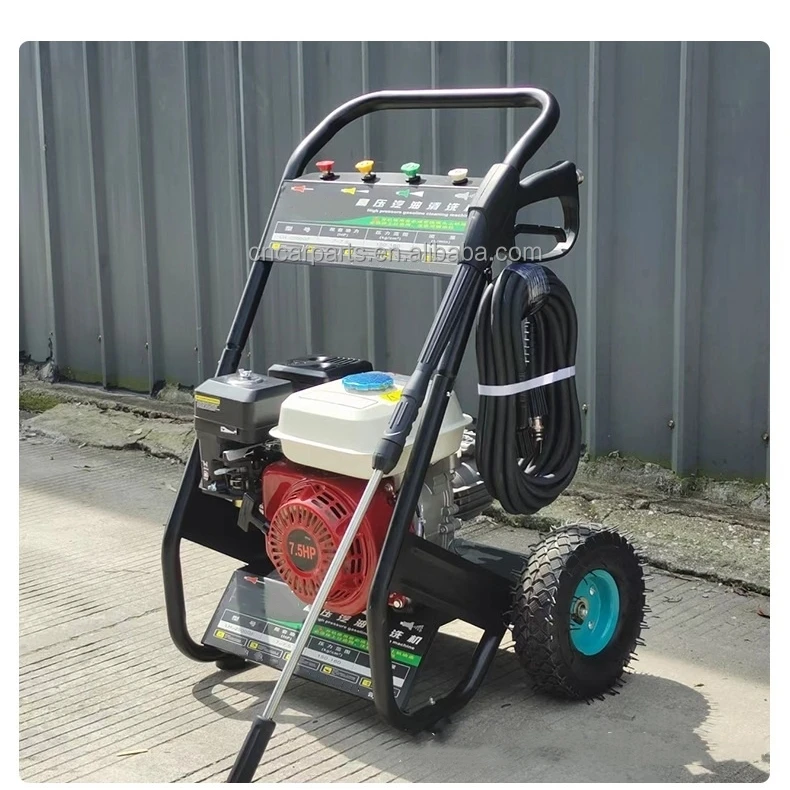 cheap mobile portable auto Car washing pump cleaner industrial commercial use petrol engine  jet wash high pressure car washer