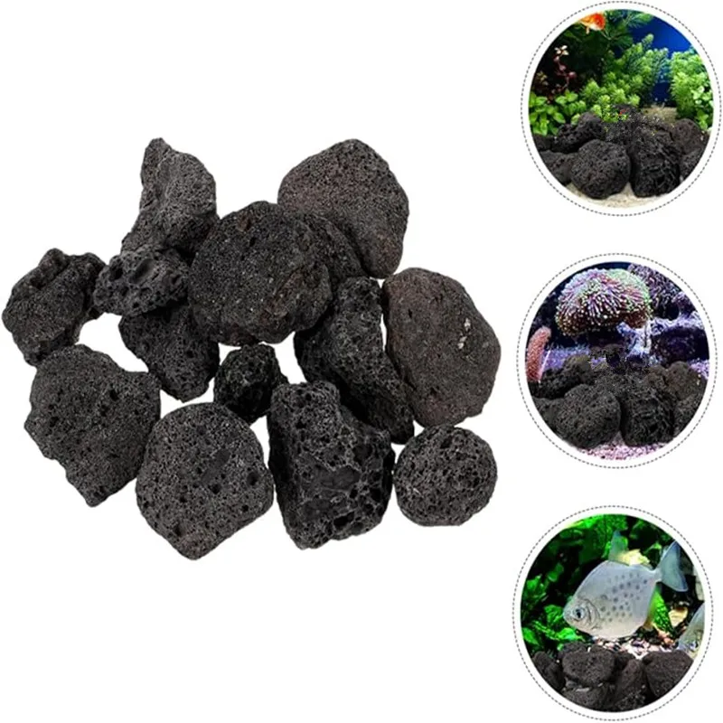 Large Aquarium volcanic rock underwater natural rock decorative filter material aquarium