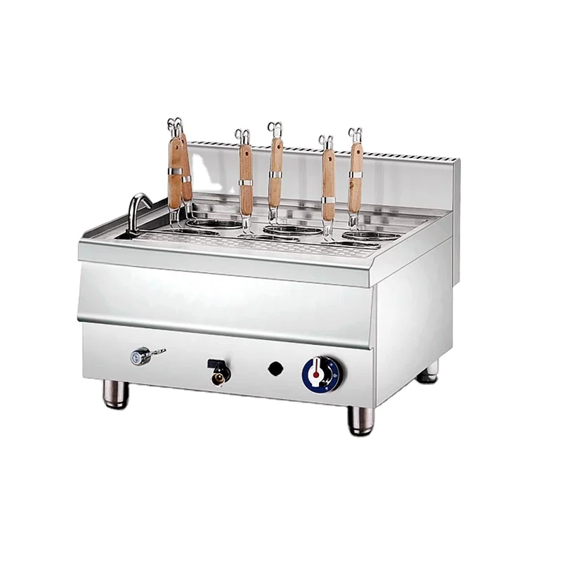 Профессиональное кухонное настольное оборудование для приготовления пищи автоматическая 6 корзин для приготовления макаронных изделий Электрический бойлер для лапши