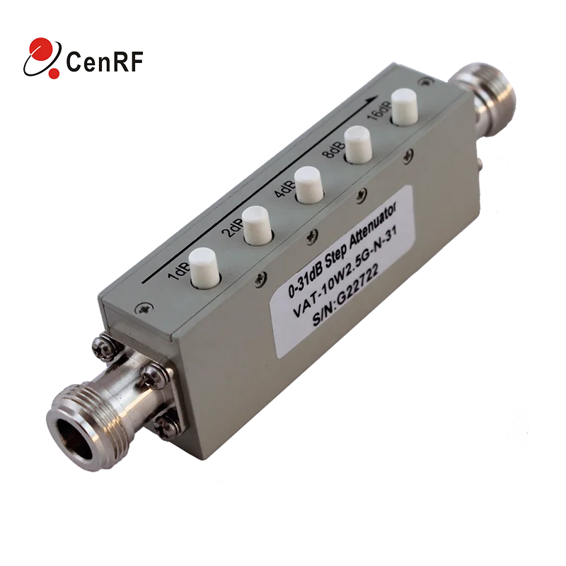 RF 10W 3dB 6dB 10dB 30dB N-Female Attenuator Step Attenuator