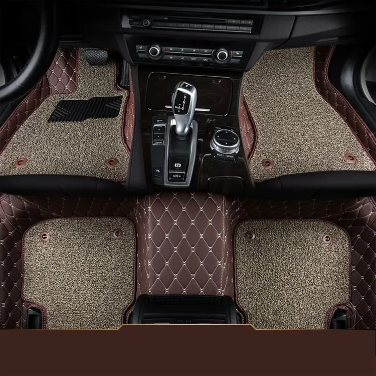 Business Style Full Set Carpet Car Mat for Toyota Corolla/Camry/BMW Front Foot Pad for Car Interior Use