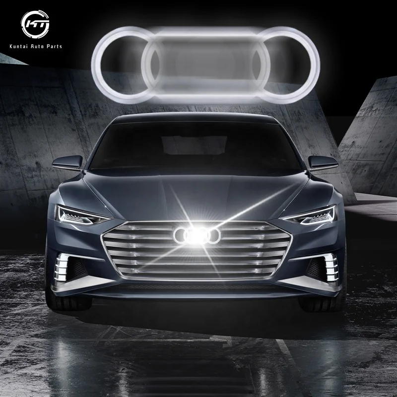 Audi Front Grille 4D Emblem Lights For For Audi  A1 A3 A4 A5 A6 S3 Q7