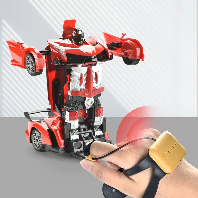 Transform Robot RC Remote Control Car Kids Car Deformation Radio Control Toys