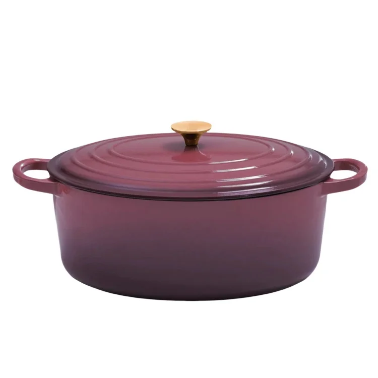 Wholesale Factories OEM Nonstick Dutch Oven 21/24/35*28cm  Casserole Enameled Cast Iron Pot Cookware Sets