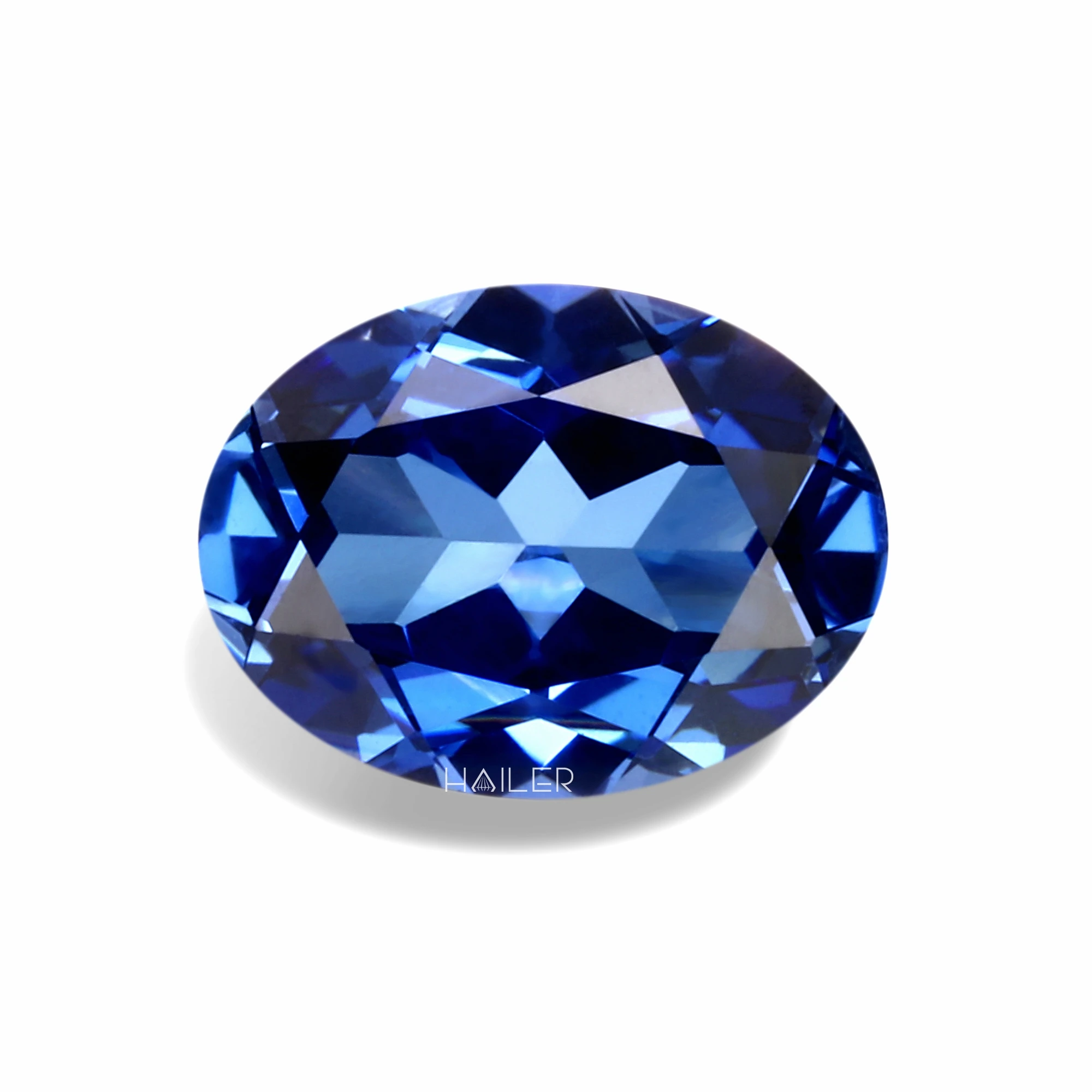 Oval Light Medium Dark Loose Gemstones Wholesale Lab Sapphire Blue Sapphire Stone