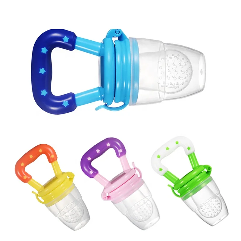 Wholesale Pacifier fresh fruit feeder food feeder mesh fruit feeder for babies