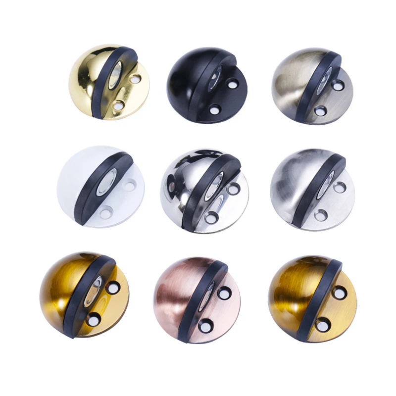 Furniture Door Accessories Stainless Steel Half Round Door Stopper