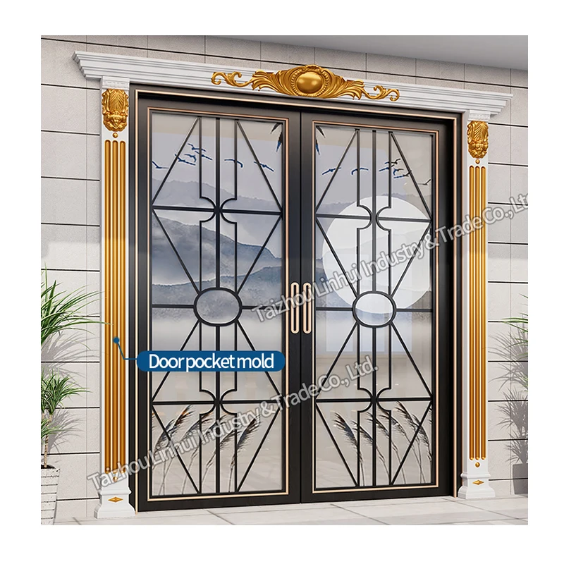 Factory Sale Top Quality concrete mould decorative exterior window door sill frame moulding cement plastic molding building mold