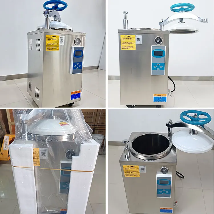High pressure cooker food sterilization equipment of vertical retort autoclave