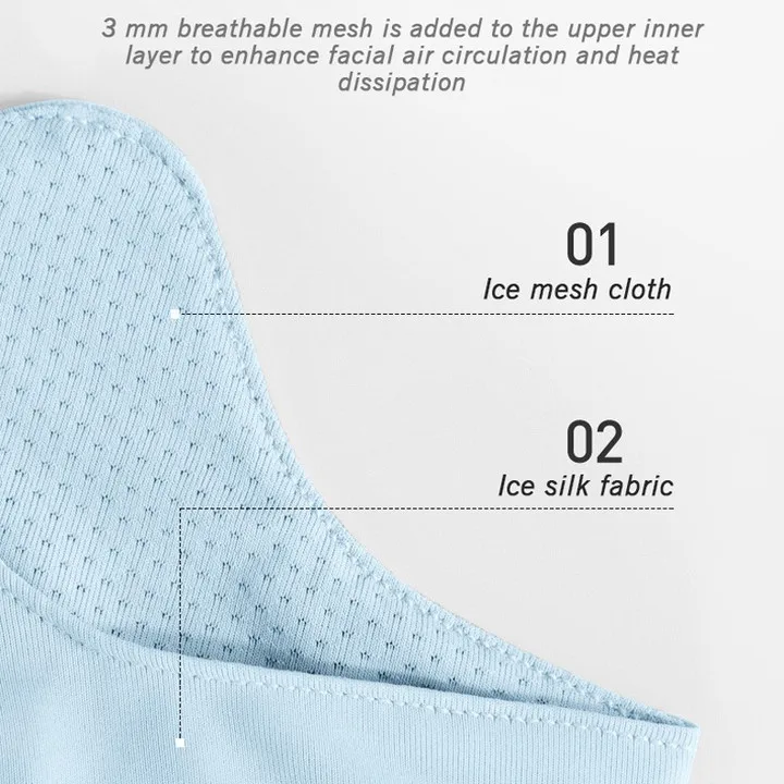 Wholesale Sun Protection Outdoor Face Mask, Anti-Ultraviolet Thin Section Opening Breathable Hanging Ear Facemask