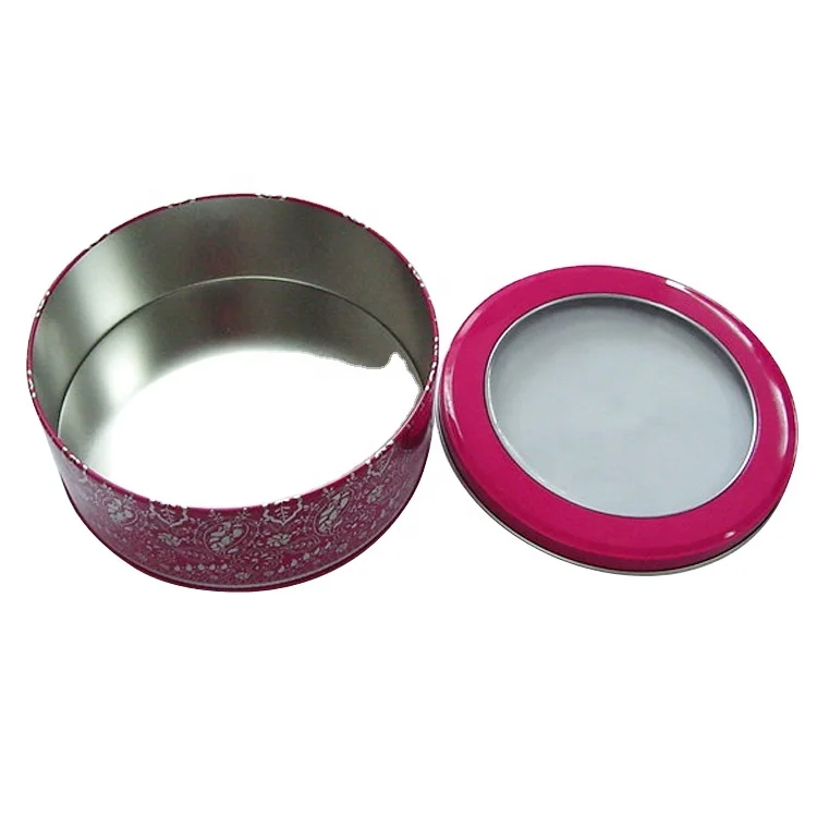 Empty High Quality Custom Tin Cans Metal Tin Can for Candle Tin Box Gold Cosmetic Food PVC Mirror Cookie Tinplate AI or PDF