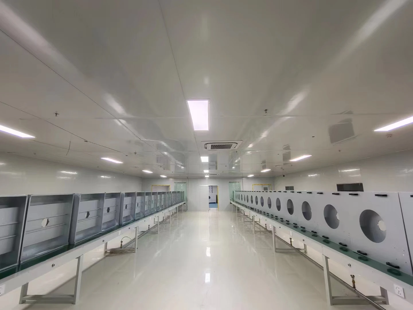 YANING 99.999% Laminar Flow Hood H14 Double Fan Hepa FFU Fan Filter Unit for Clean Room