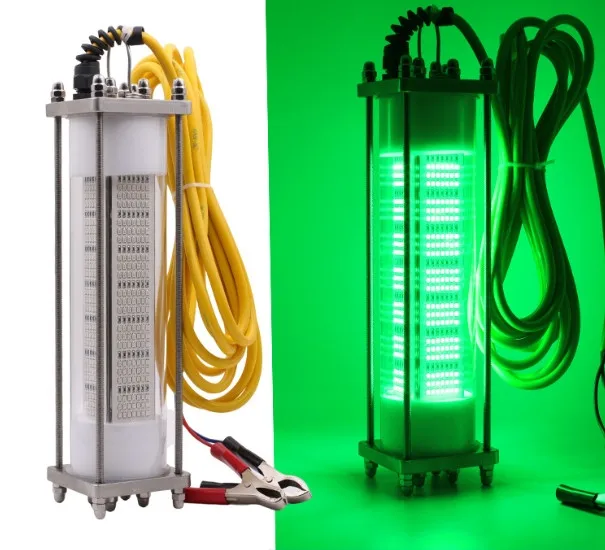 Dc12v Led Fishing Boat Lights Commercial  IP66 Marine Underwater Lure Attractor Green Yellow White Blue Red Light
