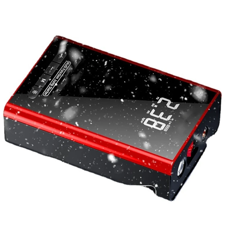 Peak Current 1200A Portable Booster 6400 mAh Compressor Car 24v Portable Jump Starter