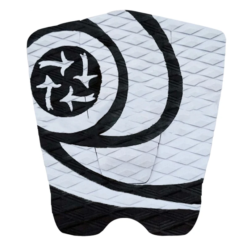 Top quality Australia 3-pieces sup hex deck pad eva foam surf traction pad suppliers tail pad with arch bar for surfboards