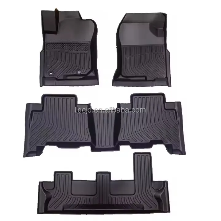 All weather car floor liners 3D TPE car floor mats carpets Special foot pad