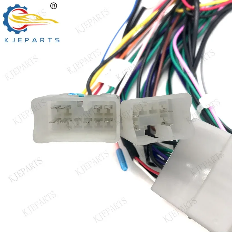Auto Parts 16 Pin Adapter Power Complete Wiring Harness with Canbus for Toyotas Car Radio Android Player