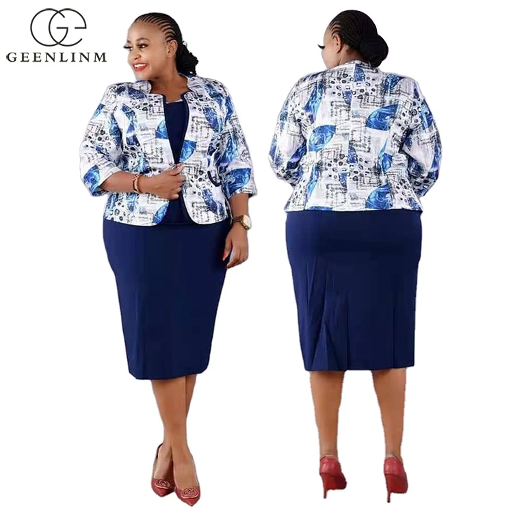 New Arrivals Church dress suit geometry printed coat fashion women dresses