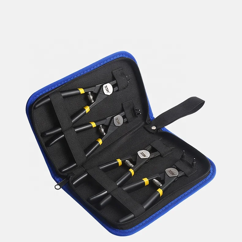 YTH 7inch chromium vanadium steel snap ring pliers circlip pliers Retaining Ring Pliers set