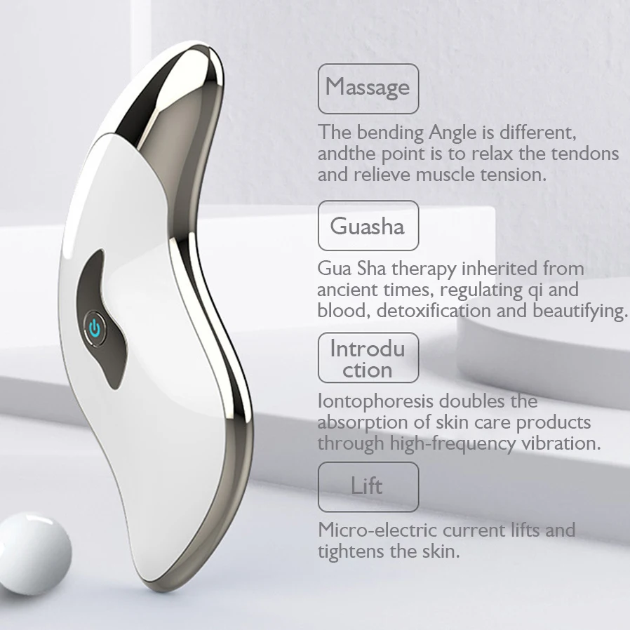 2024 trending products Wholesale Factory  Facial Massager Mini Face Beauty Care Equipment for GUASHA Face Massager Vibrating