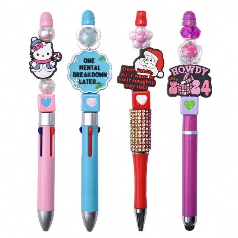 Wristlet Keychain Bracelet Pet Dog Focal Beads Silicone Diy Drawing Board New Silicone Dog Focal Beads For Pen Making