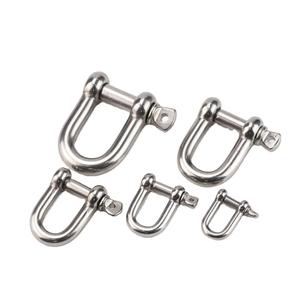 Lifting shackle Cargo handling buckle American standard bow ring 0.5T~300T D Shackle