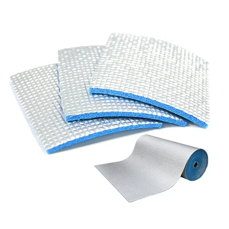 Adhesive Aluminum Foil Backed Xpe Foam Wall Insulation Materials