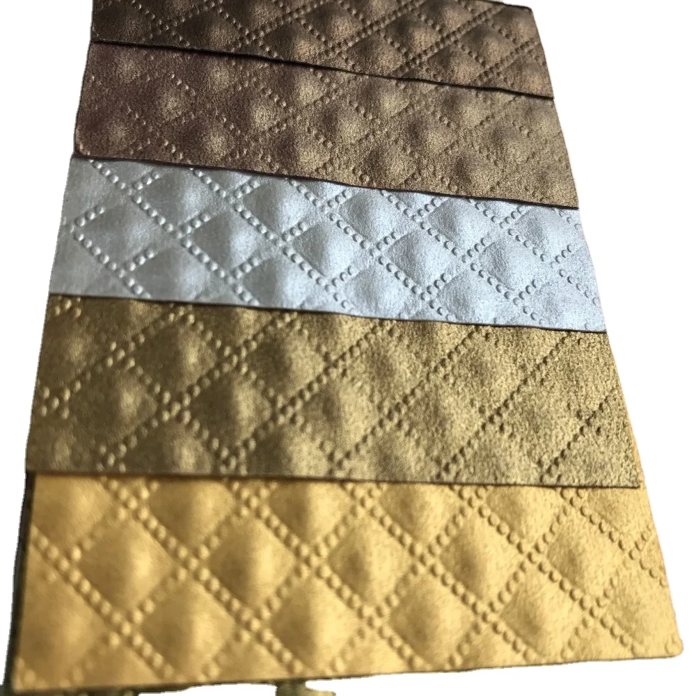 
PET metallized paper gold color embossed A4 