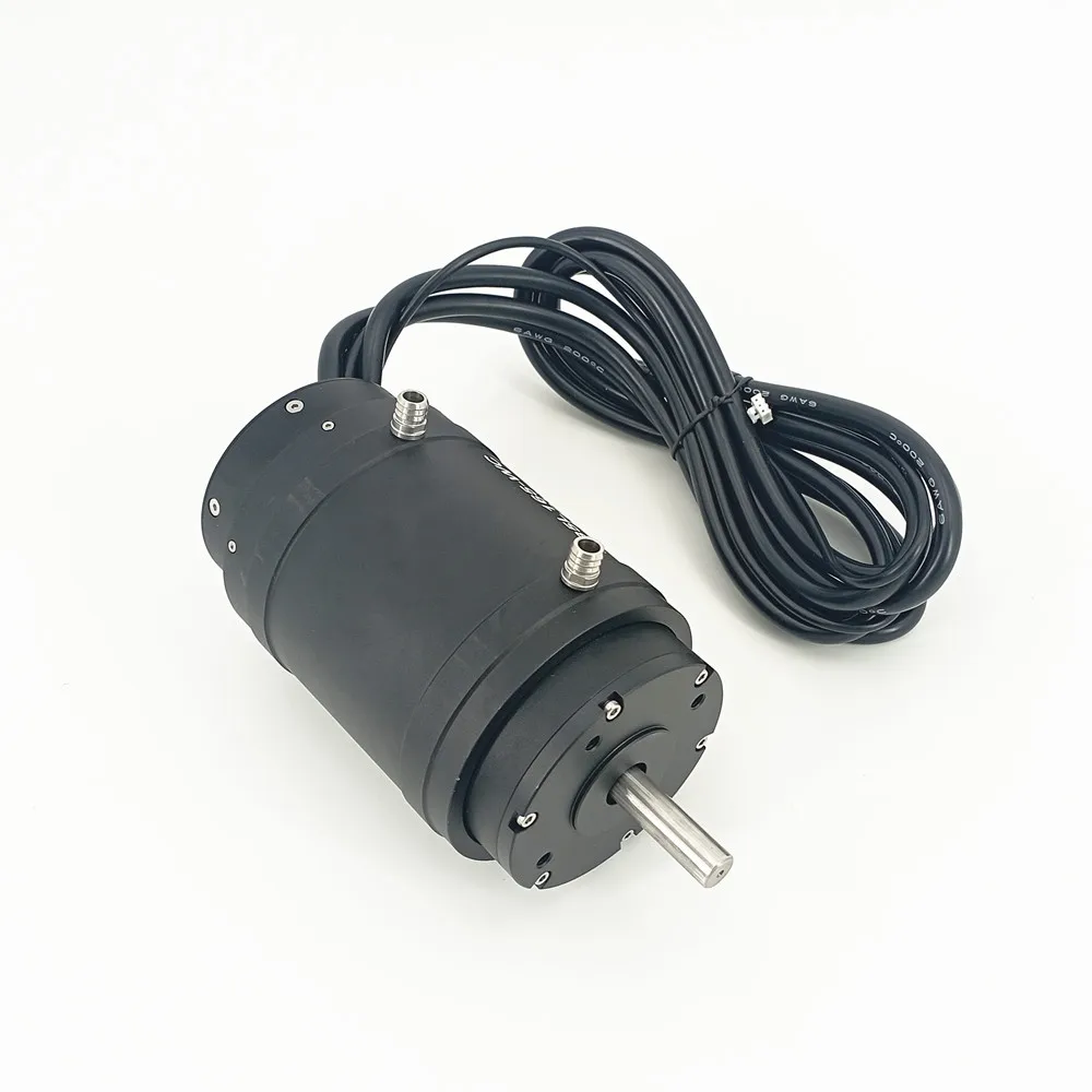 240KV D85L165 Sensored Snowmobile Ev Water Cooled Bldc Motor 72v