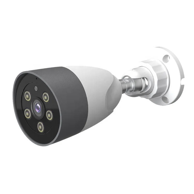 Smart  Starlight Parking Warm Light The Own Bullet  Life IP Network Outdoor Camera  2MP PoE WeatherProof Security Camera