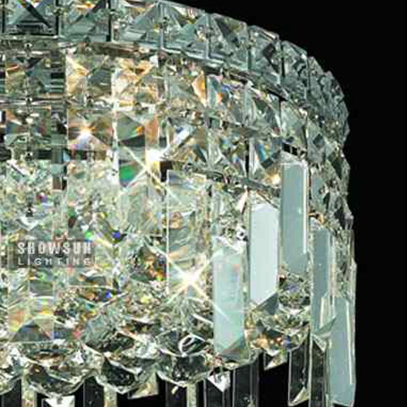  Завод Guzhen lighting современный круглый хрустальный потолочный