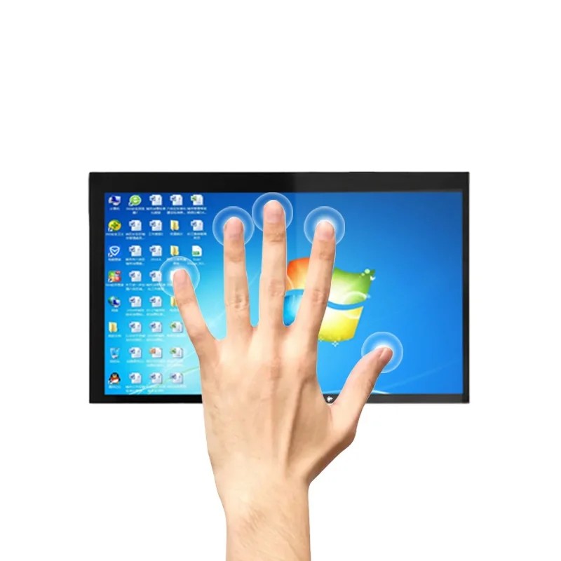Фабрика пользовательских размеров 7 10 15 17 дюймов водонепроницаемый IP65 с открытой рамкой панели промышленный емкостный TFT IPS сенсорный экран