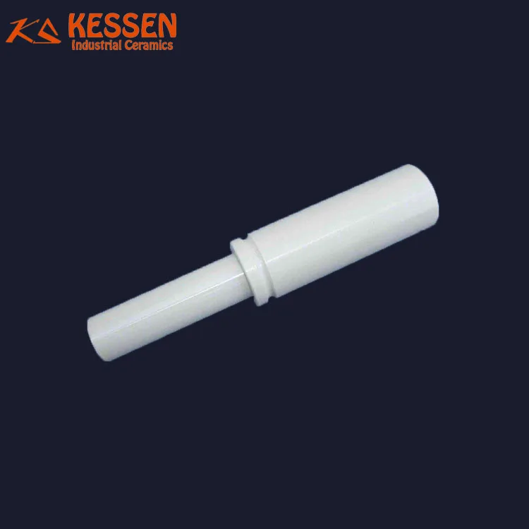 External threaded alumina zirconia ceramic tube