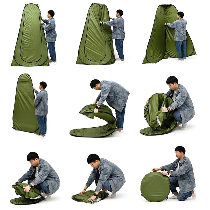 Instant Portable Outdoor Shower Automatic Tents Camp Toilet Changing Room Rain Shelter Pop Up Privacy Shower Tent