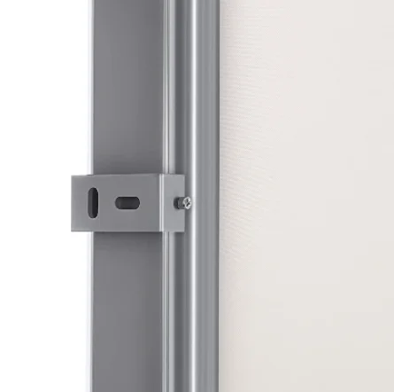 8*10 футов Солнечный свет разделитель конфиденциальности ветровой экран выдвижной патио тент алюминиевый выдвижной складной боковой тент