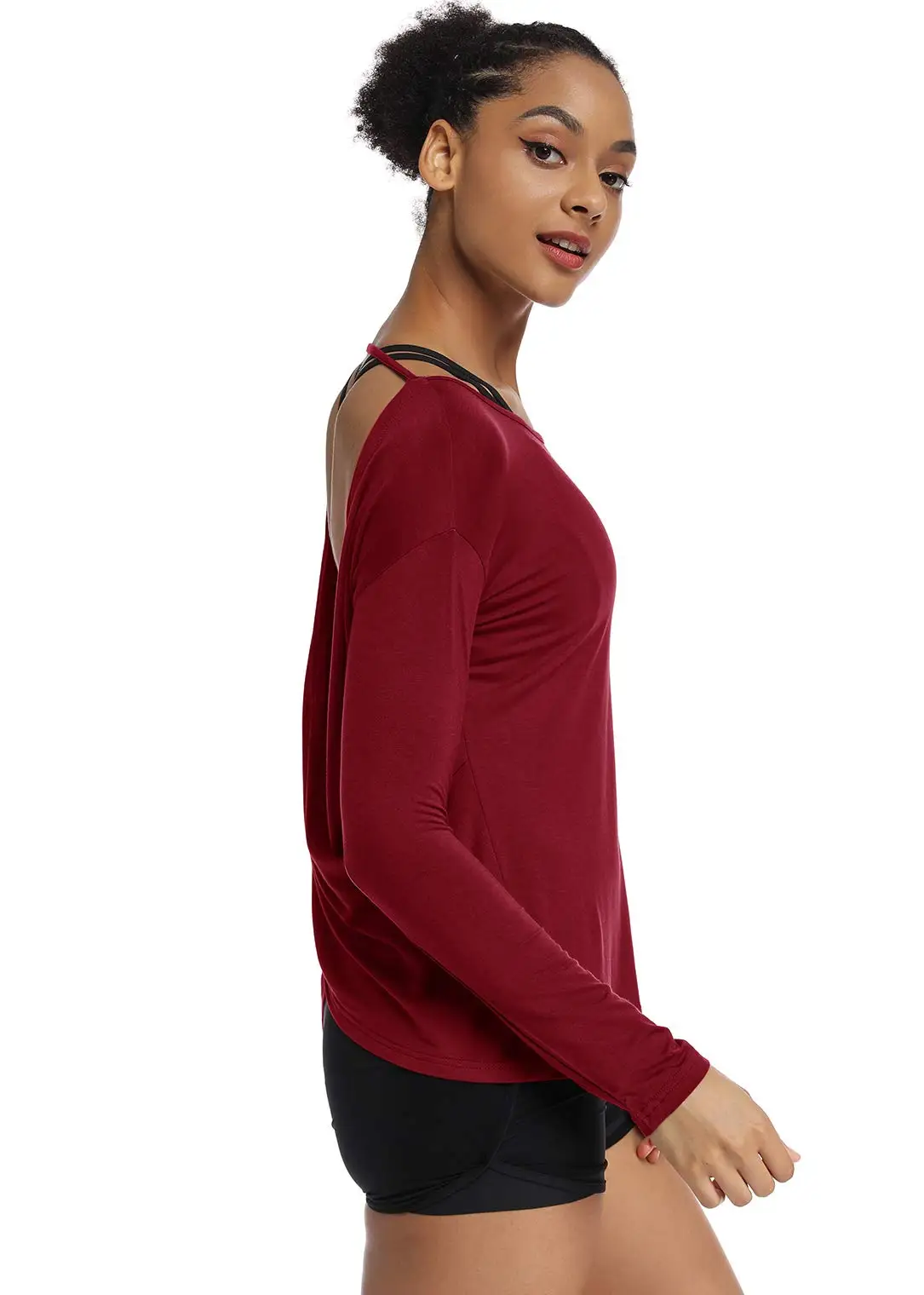 Женский спортивный жилет на шнуровке, топ для йоги