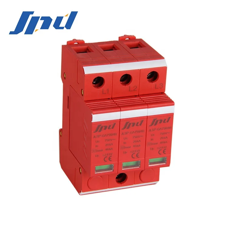 Jinli surge arrester device ac spd power surge protection 750V