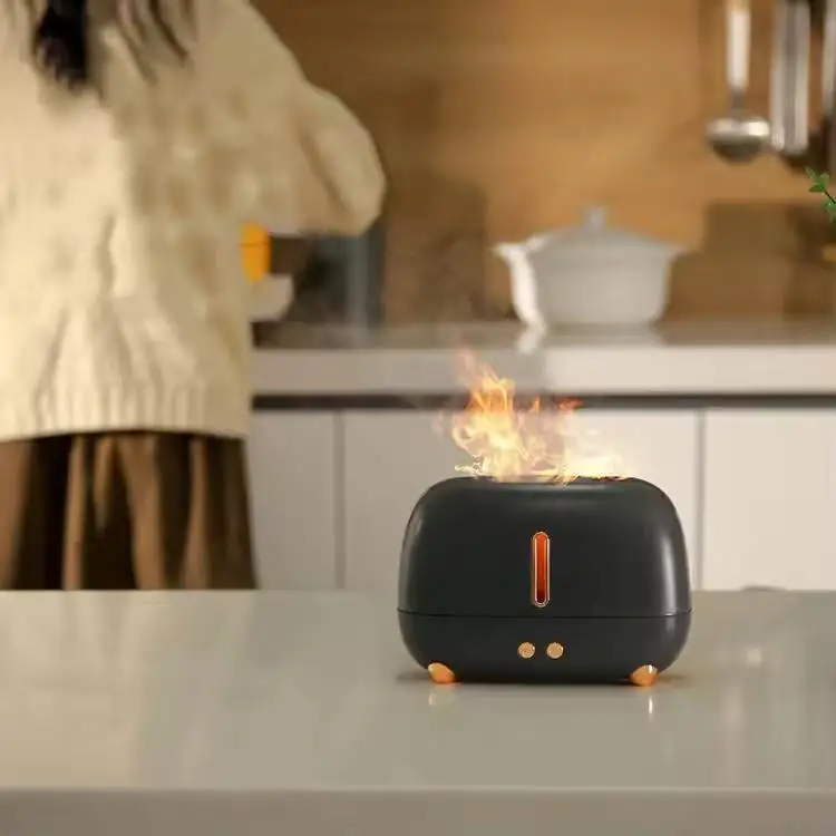 Hot Sales Portable Humidifier Mini Air Flame Humdifiers For Home Bedroom Humidifier
