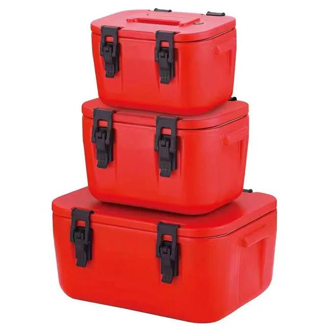 4pcs Ser 8/15/28/40L Insulated Box Travel Vehicle Fishing Large Portable Ice Bucket Box Cooler Box for Camping Casserole