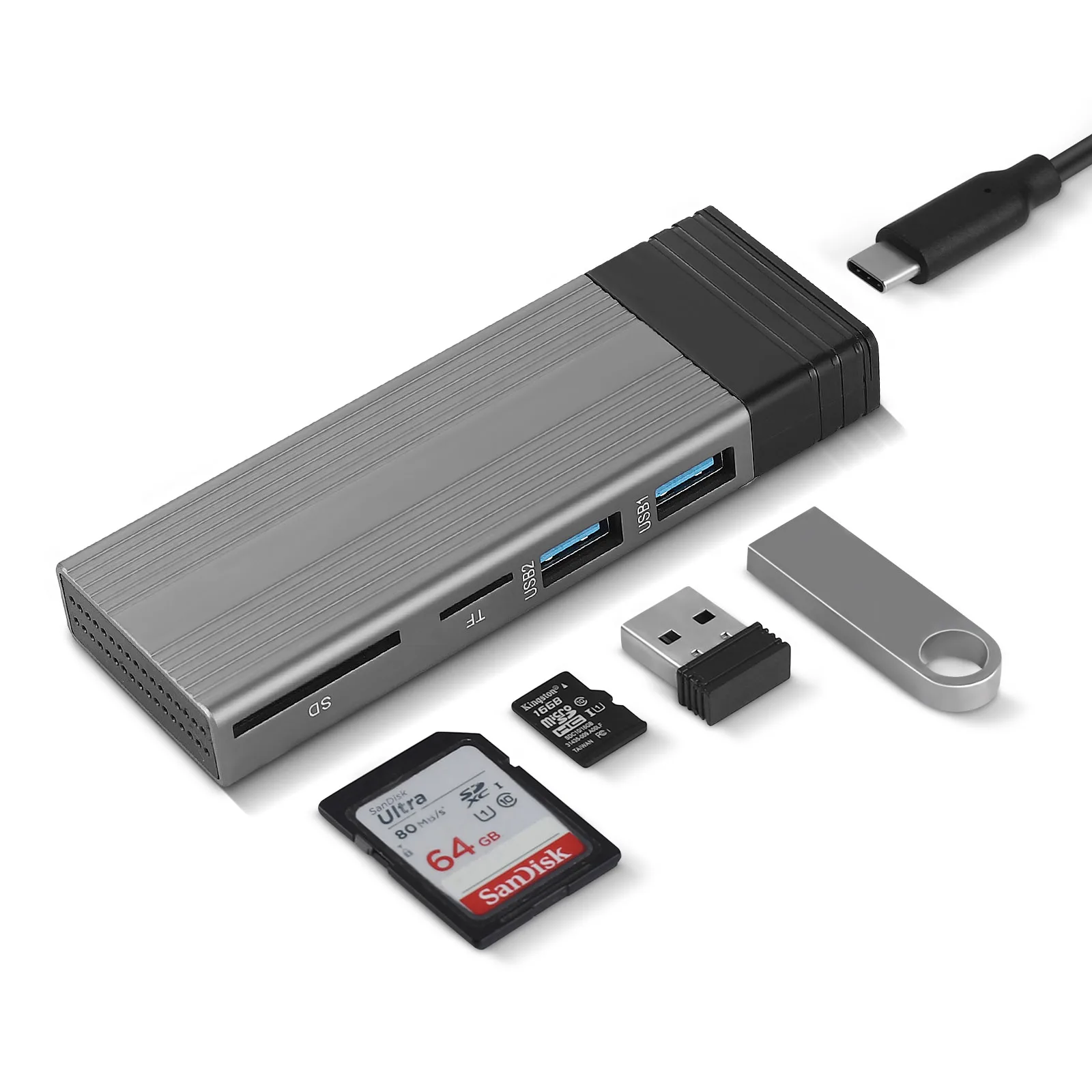 Custom OEM Hdd Enclosure Mulitifuntional USB 3.1 Gen2 Type-C Adapter Hub Type C Docking Station With Sata Hard Drive Enclosure