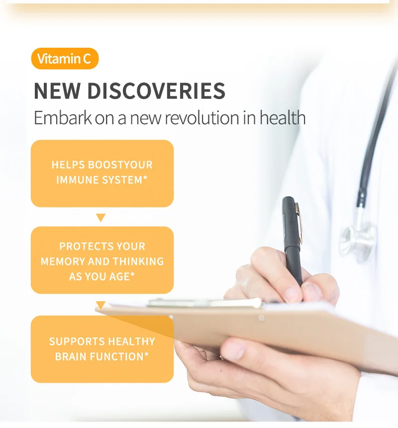 2024 New Products Premium Liposomal Vitamin C Tablet 1000 mg Ultra Absorbable Ascorbic Acid for Immune System and Collagen