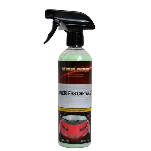 High gloss water beading durability Waterless wash with a built-in wax quick detailing spray detailer