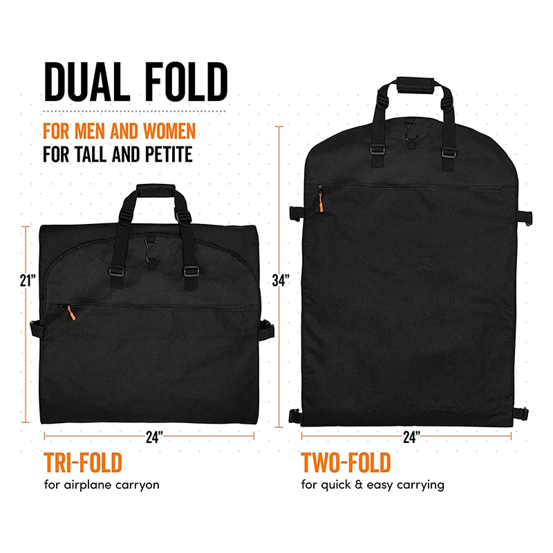 zipper hanging clothes bulk pockets cotton wedding dresses gown satin cover men black travel bag custom logo garment bags