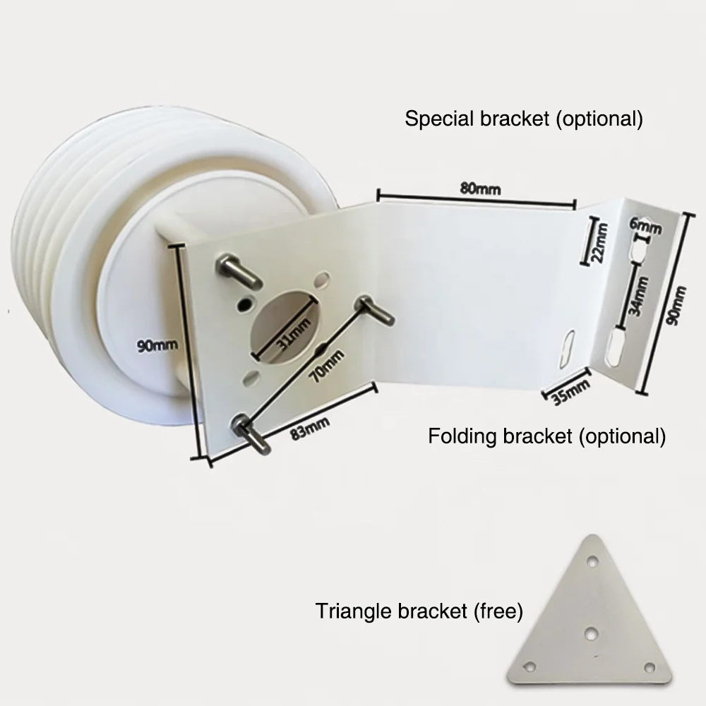 RS485 Modbus Temperature Humidity Pressure Sensor Ultrasonic Compact Weather Station environment sensor