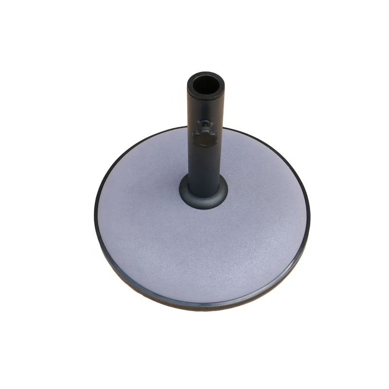 Small parasol stand patio beach umbrella base sunshade concrete umbrella base for outdoor